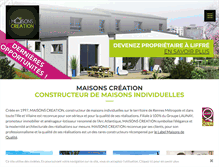 Tablet Screenshot of maisonscreation.com